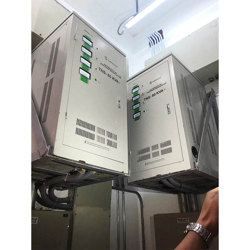 Mingchuan SJW Three-Phase 50kVA Fully Automatic Voltage Stabilizer 380v Industrial AC Voltage Stabilizer