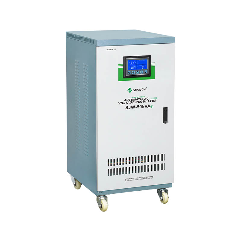 Mingchuan SJW Three-Phase 50kVA Fully Automatic Voltage Stabilizer 380v Industrial AC Voltage Stabilizer