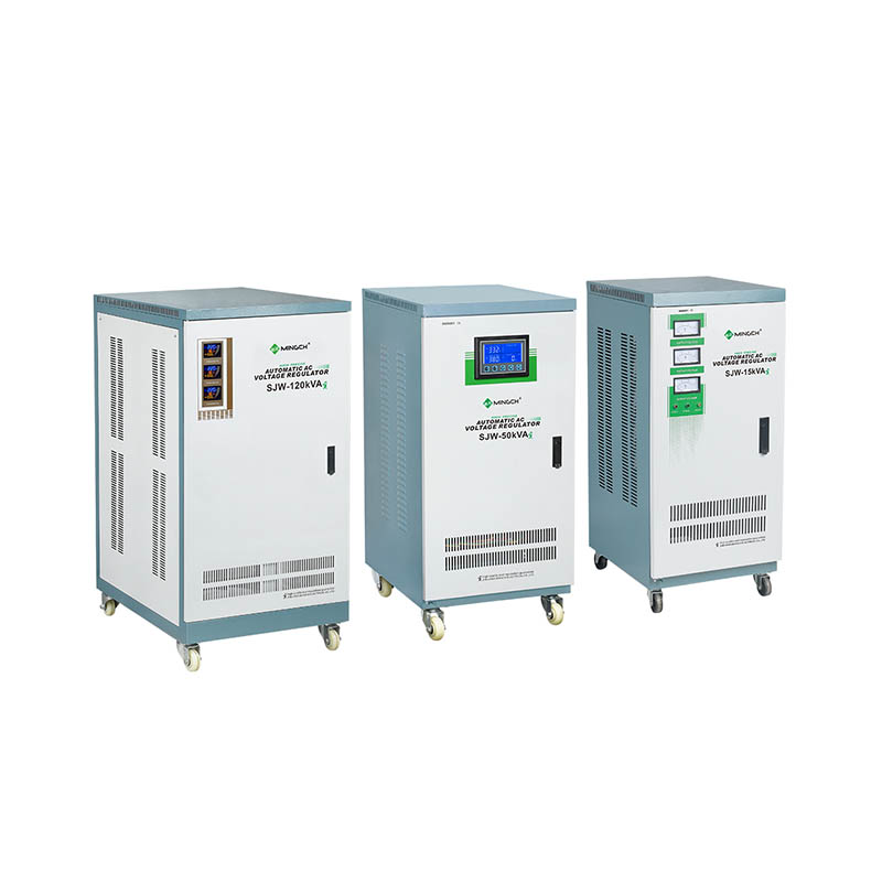 Mingchuan SJW Three-Phase 50kVA Fully Automatic Voltage Stabilizer 380v Industrial AC Voltage Stabilizer