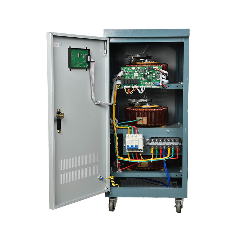 How can a three-phase voltage regulator reduce three-phase voltage imbalance through phase balancing technology?